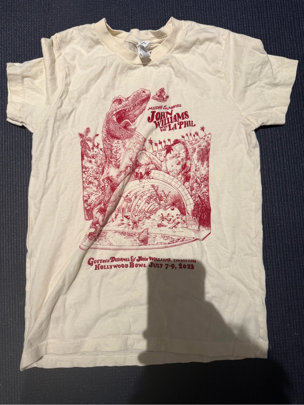 John Williams T-shirt collector T-shirt from the Hollywood Bowl when he played